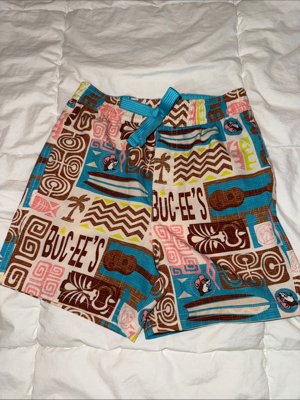 Multicolor Patterned Boys swim Shorts
